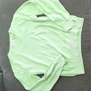 💥50% sale💥Elardale spring green knit sweater M #b988